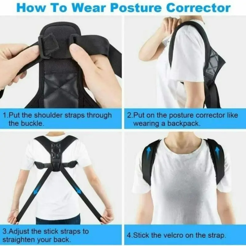 Back Posture Correction Belt H - Posture Pole Corrector recension och pris
