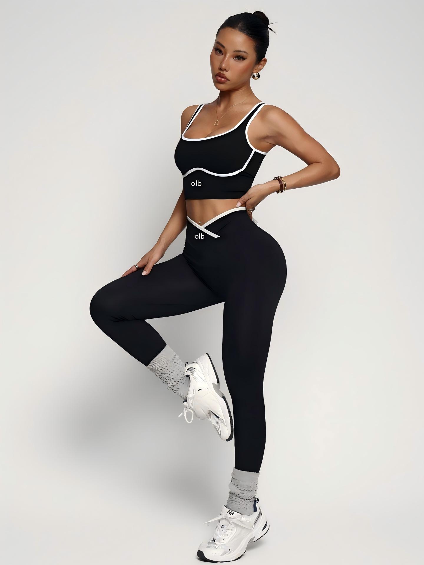 2-piece new sports bra vest pa - Pilates Yoga Set recension och pris
