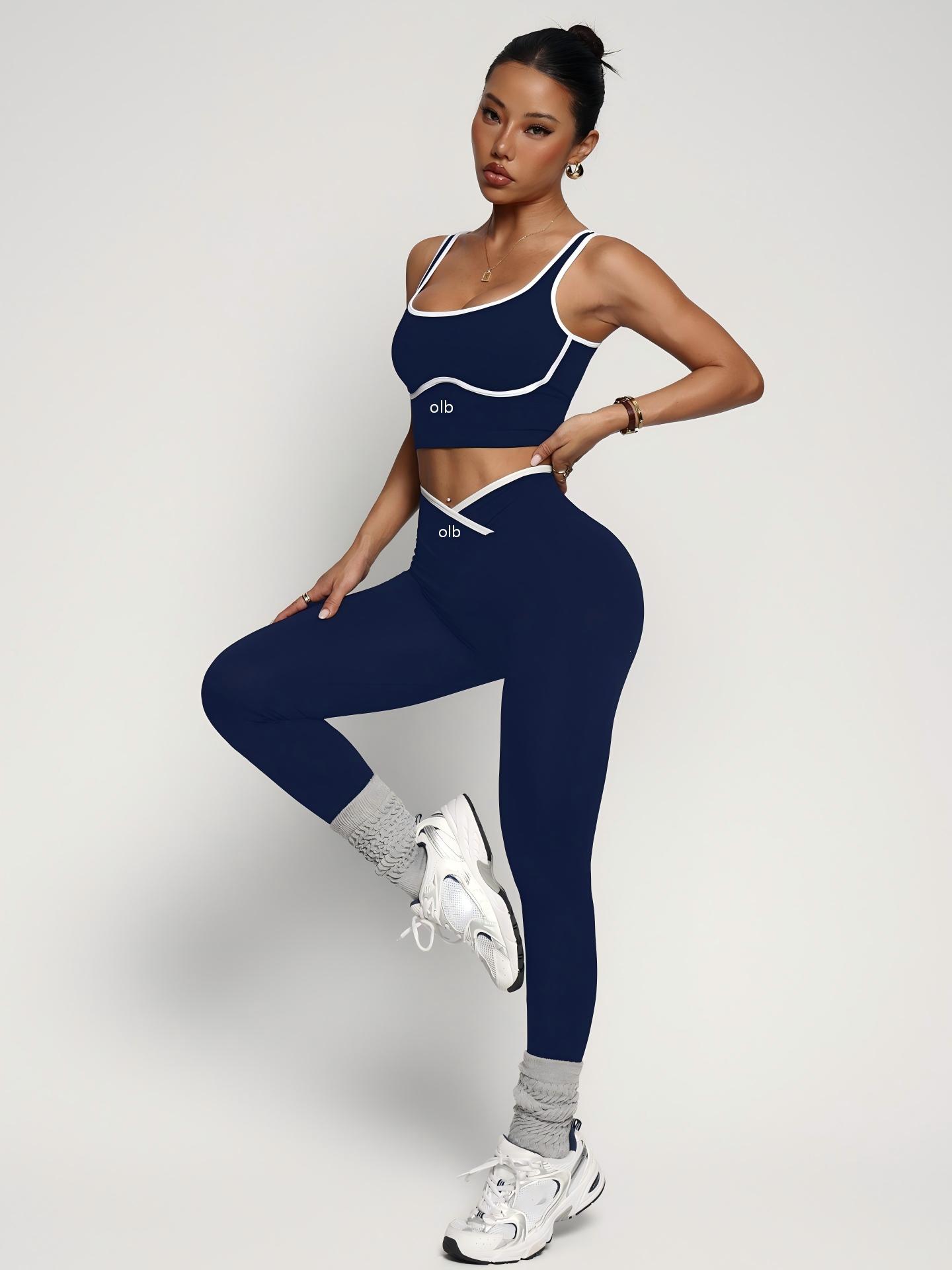 2-piece new sports bra vest pa - Pilates Yoga Set recension och pris
