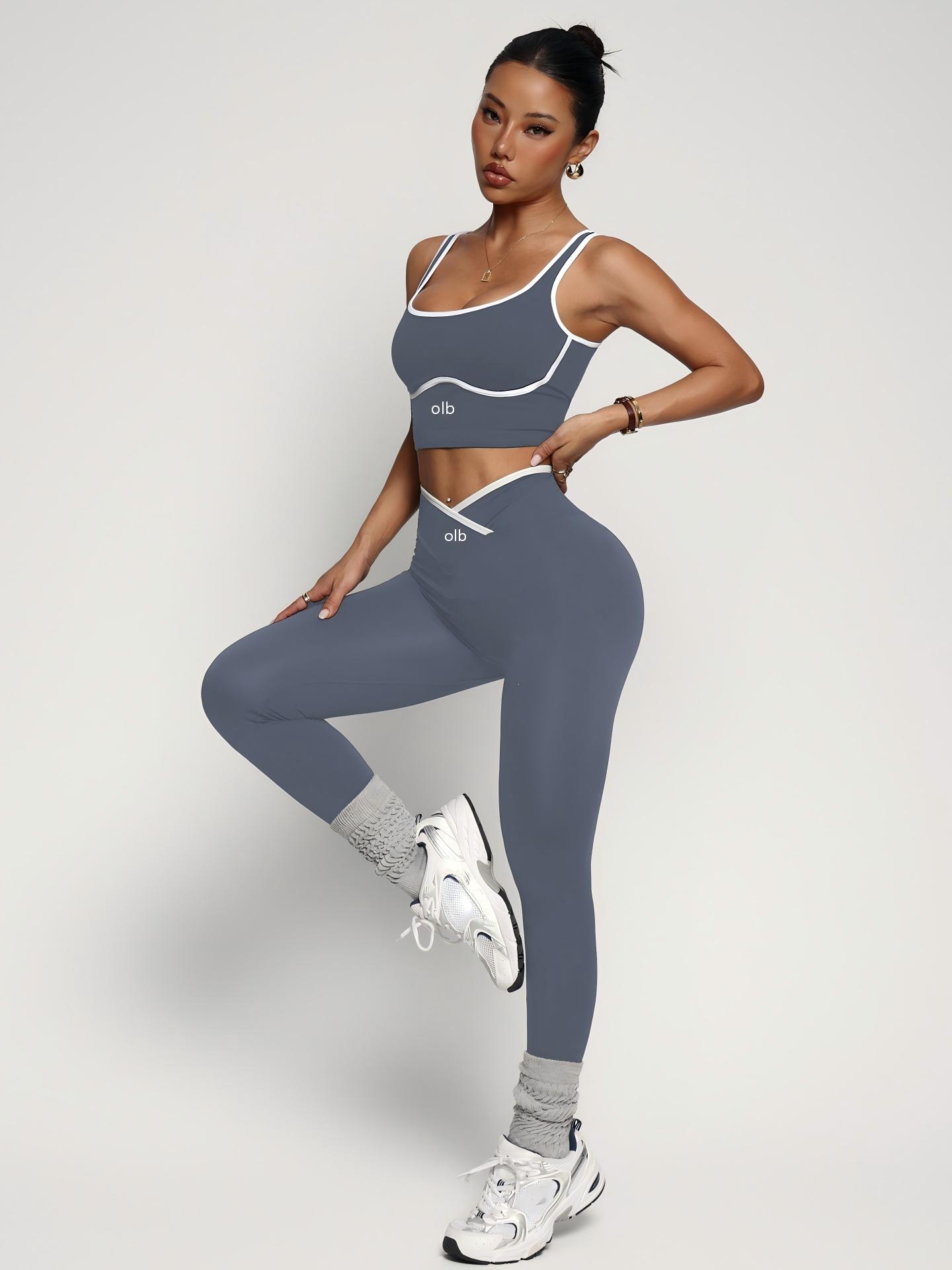 2-piece new sports bra vest pa - Pilates Yoga Set recension och pris