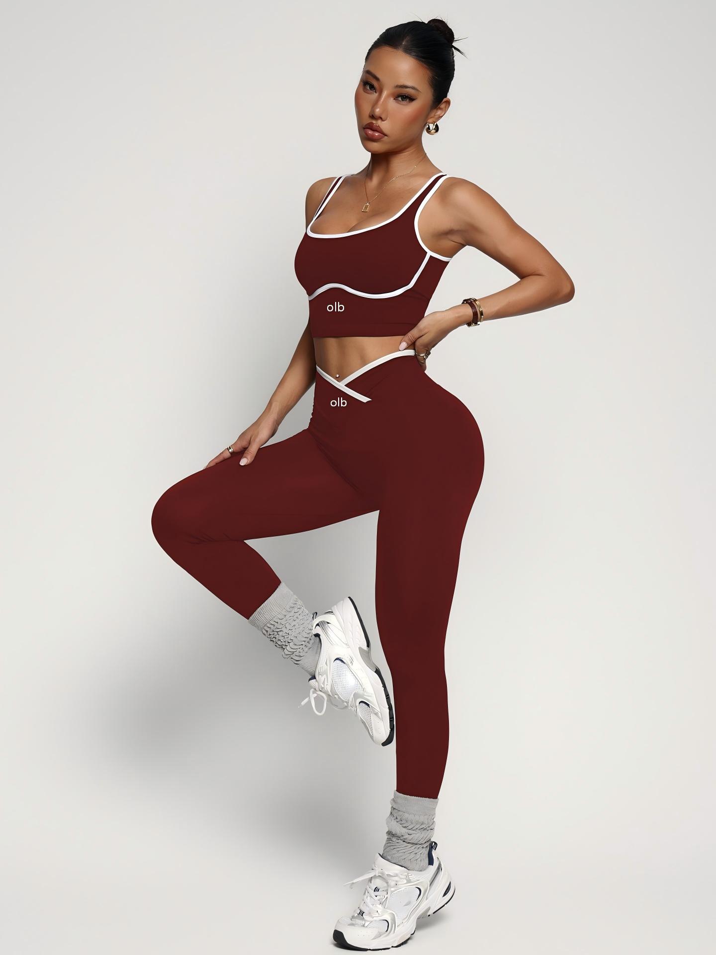 2-piece new sports bra vest pa - Pilates Yoga Set recension och pris