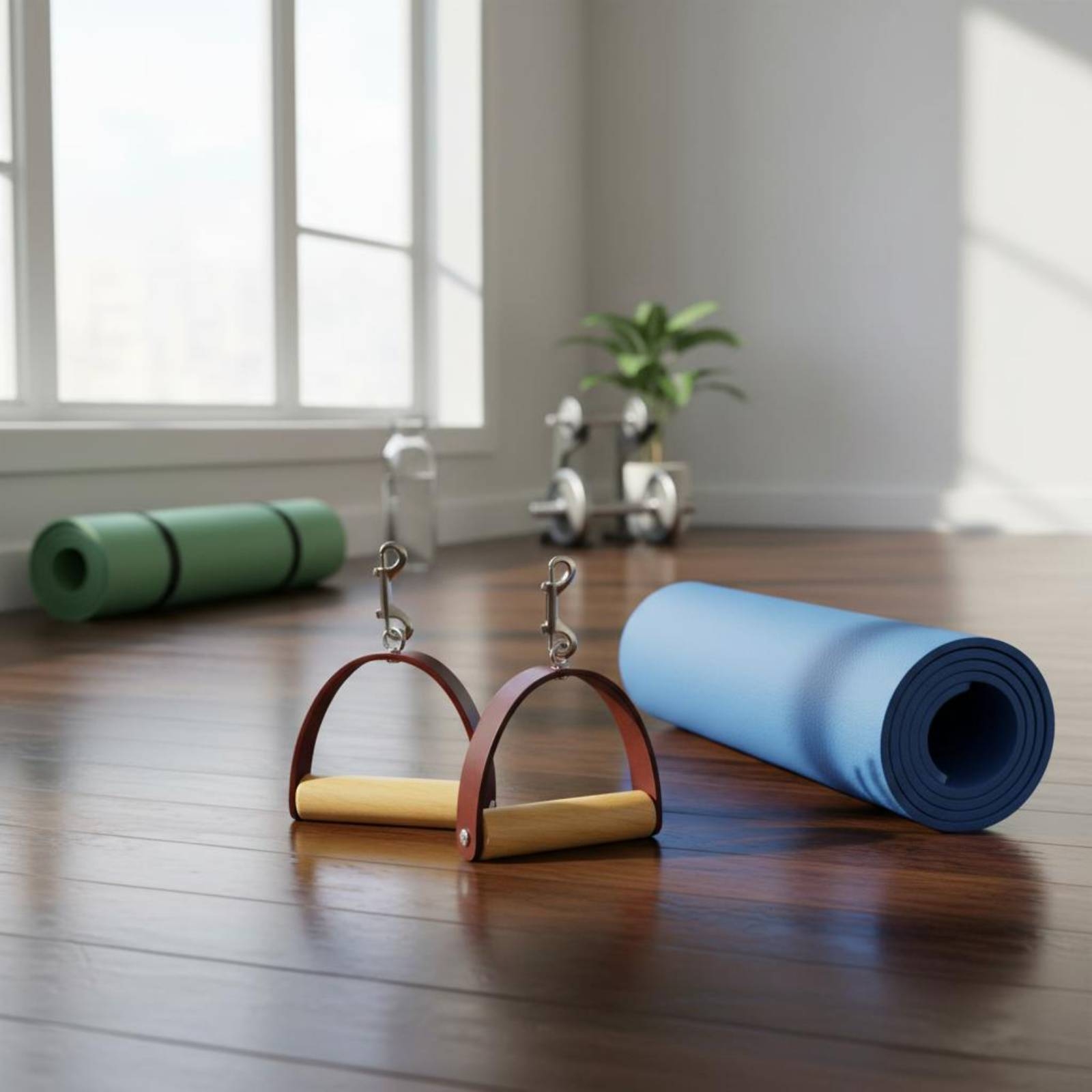 2Pcs/Set Pilates Leather Handl - Pilates & Yoga Vida recension och pris