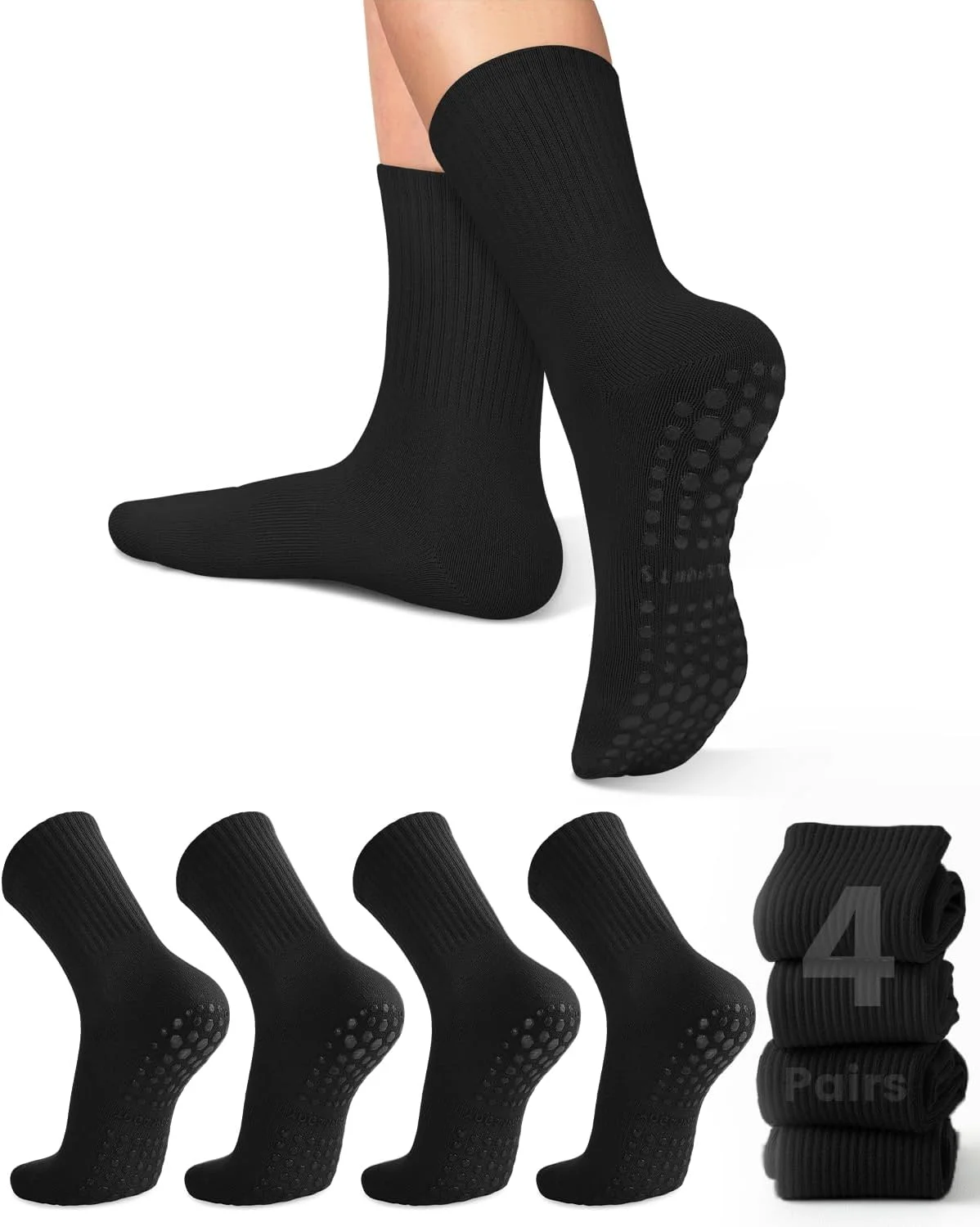 4 pairs of women's yoga socks, - Pilates & Yoga Vida recension och pris