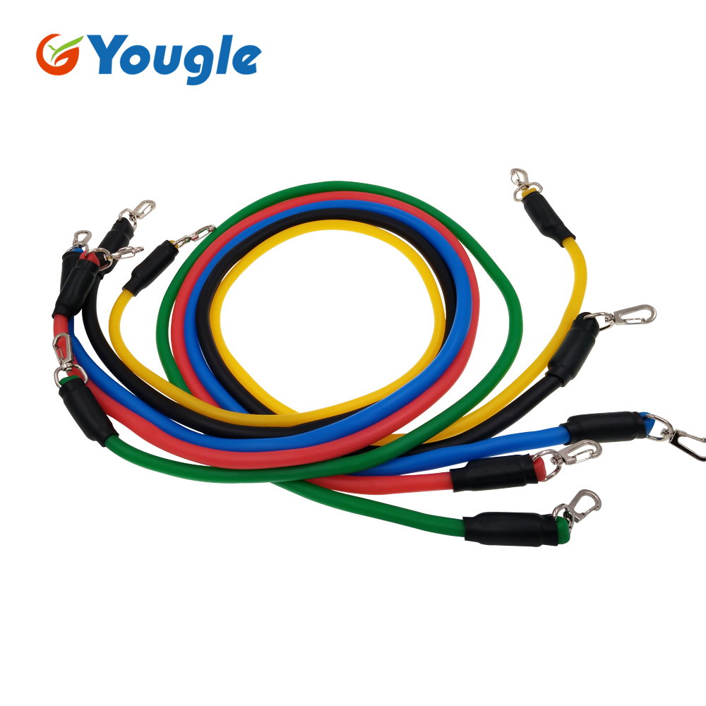 YOUGLE 11pcs/set Pull Rope Fit - Pilates Yoga Board recension och pris