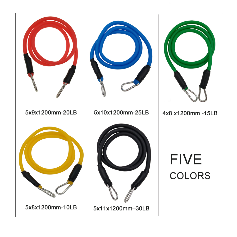 YOUGLE 11pcs/set Pull Rope Fit - Pilates Yoga Board recension och pris