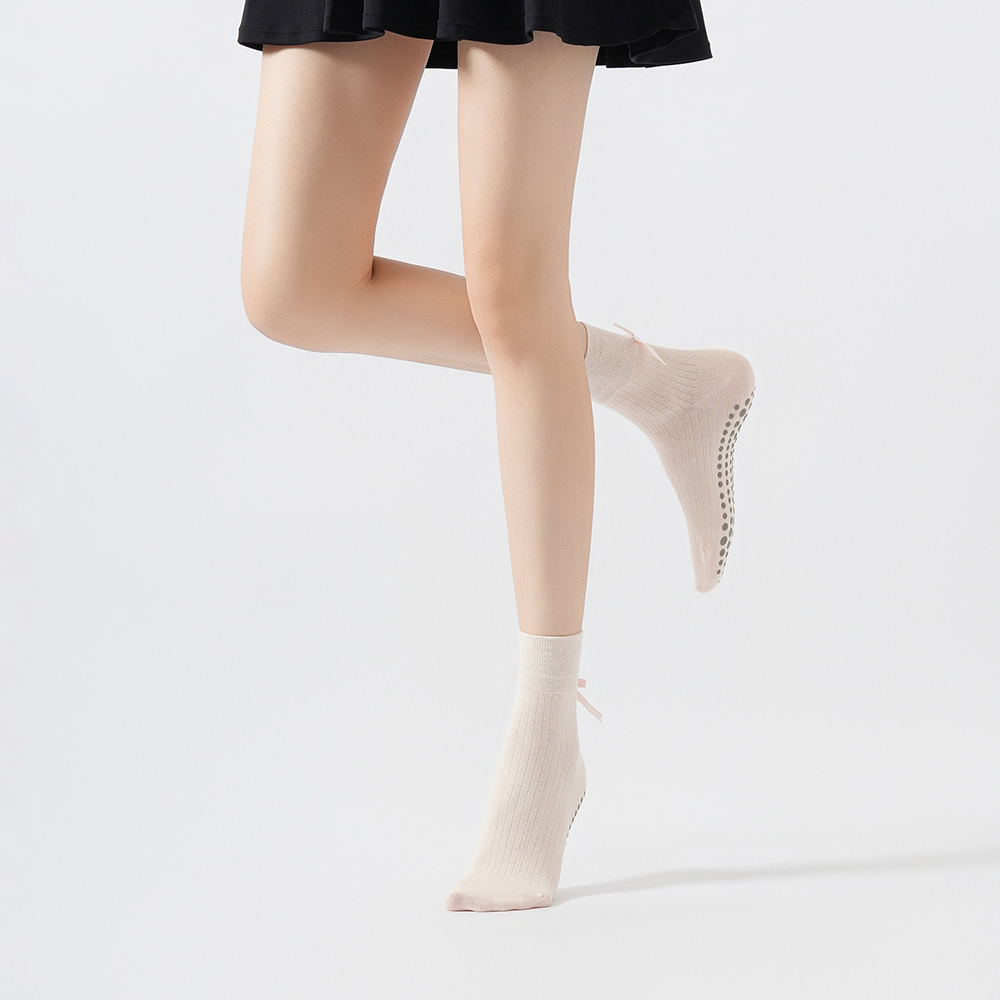 Cute Bowknot Yoga Socks Girls  - Pilates & Yoga Vida recension och pris